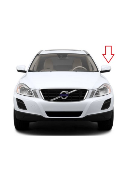 Volvo XC60 Sol Ayna Camı 2009-2013