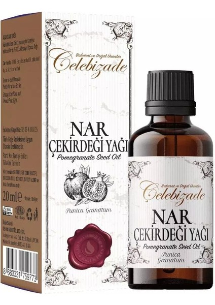 %100 Nar Çekirdeği Yağı 20 ml