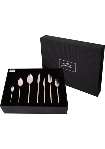 500.01.01.7869 5900 Infinity 12 Kişilik 84 Parça Çatal Kaşık Bıçak Takımı, Gri