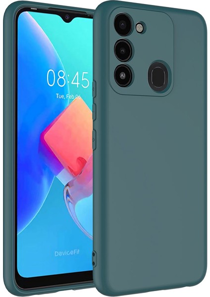 Tecno Spark 8c Cep Telefonu Için Uyumlu Kılıf Içi Kadifeli Lansman Silikon Yumuşak Renkli Kapak