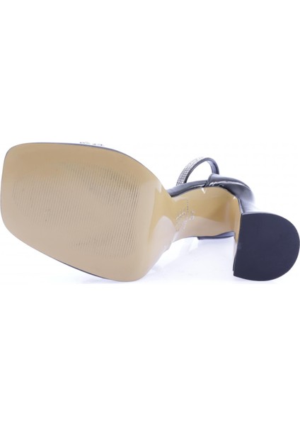 3581-23Y Kadin Kristal Taşli Çapraz Bantli Kalin Topuklu Sandalet indirimleri