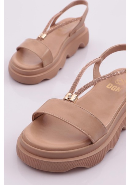 3511 Kadin Kalin Taban Taş Ipli Sandalet fırsatları