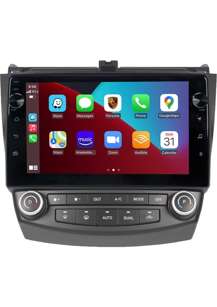 Honda Accord Android Multimedya Carplay Oem 4gb RAM+64GB HDD 2003-2008 Navigosyan Tuşlu Ekran