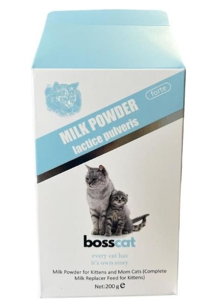 Bosscat Multivitaminli Kedi Süt Tozu 200GR