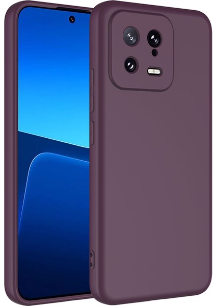 Xiaomi Mi 13 Cep Telefonu Için Uyumlu Kılıf Içi Kadifeli Lansman Silikon Yumuşak Kapak