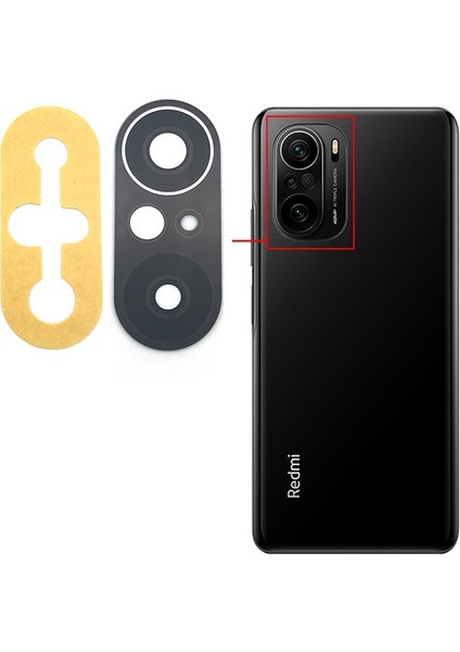 Xiaomi Redmi K40 Uyumlu Kamera Lensi Cam M2012K11AC