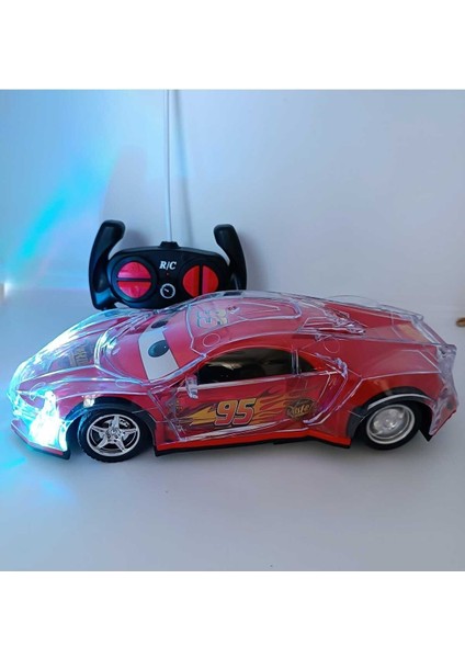 Uzaktan Kumandalı Araba Disko Işıklı Süper Kaplama Şimşek Mcqueen Cars fiyatları