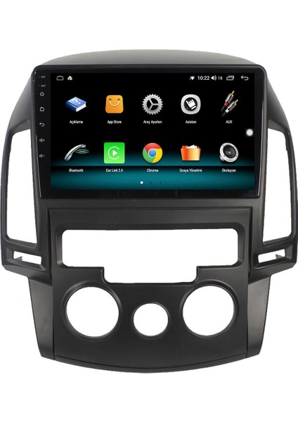 Hyundai I30 Android 13 Multimedya Carplay 4gb RAM+64GB HDD 2008-2011 Navigasyon Ekran
