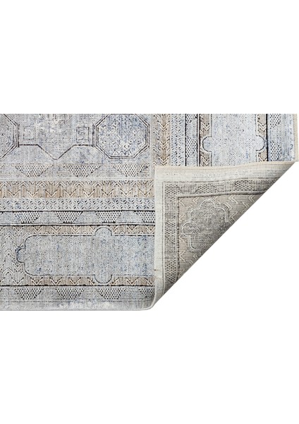 Mahal Mhl 04 Antrasıt Gold Modern Desenli Yumuşak Dokulu Yüksek Kalite Sık Dokuma 120 Tarak Ipek Halı indirimleri