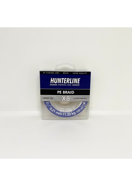 Hunterline Pe Braid X8 0,21MM Ip Misina - 150 mt