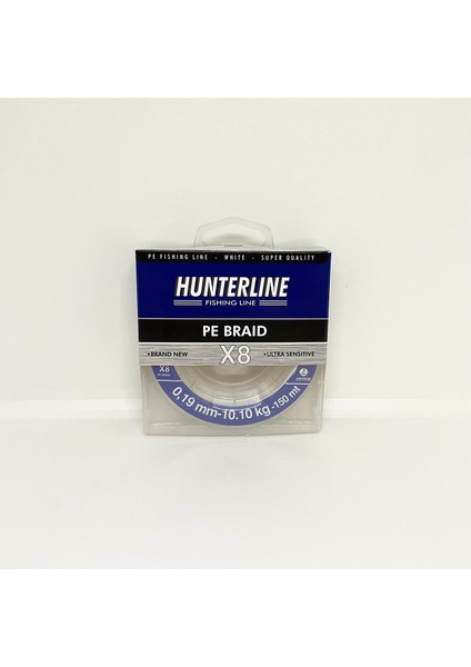 Hunterline Pe Braid X8 0,19MM Ip Misina - 150 mt