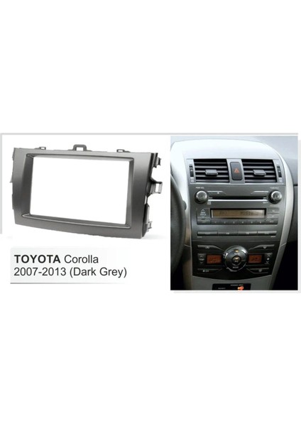 Toyota Auris 2005 - 2011 Android Teyp Çerçeve (10 Inch) - Soket - Canbus