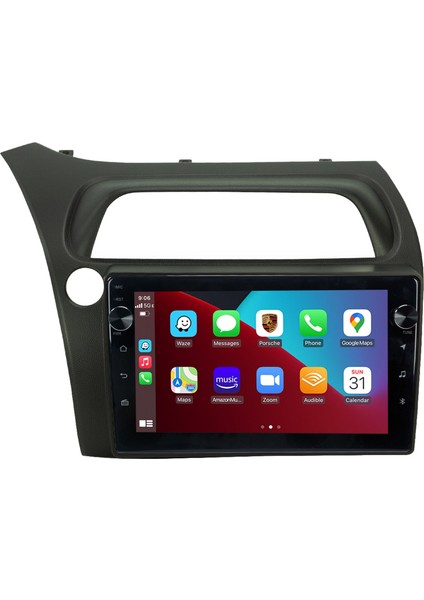 Honda Civic Sport Android Multimedya Carplay Oem 4gb RAM+64GB HDD Navigosyan Tuşlu Ekran