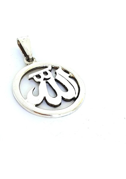 Allah Yazılı 925AYAR Gümüş Madalyon Kolye fiyatları