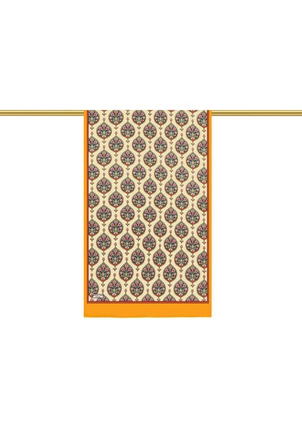 Hardal Hatai Desen Ipek Fular fiyatları