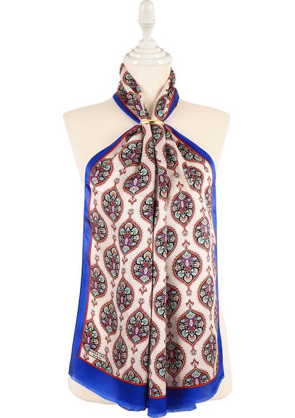 Saks Hatai Desen Ipek Fular