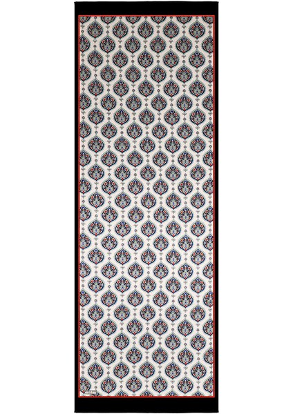 Siyah Hatai Desen Ipek Fular fırsatları