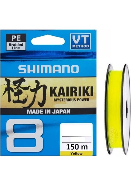 Ip Misine Kairiki Yellow (Sarı) 0,13MM 150 Metre 8kat
