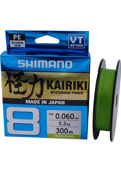 Ip Misine Kairiki Mantis Green (Yeşil) 0,10MM 300MT 8kat