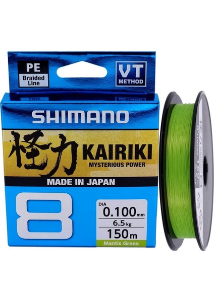 Ip Misine Kairiki Mantisgreen Yeşil 0,06MM 150 Metre 8kat