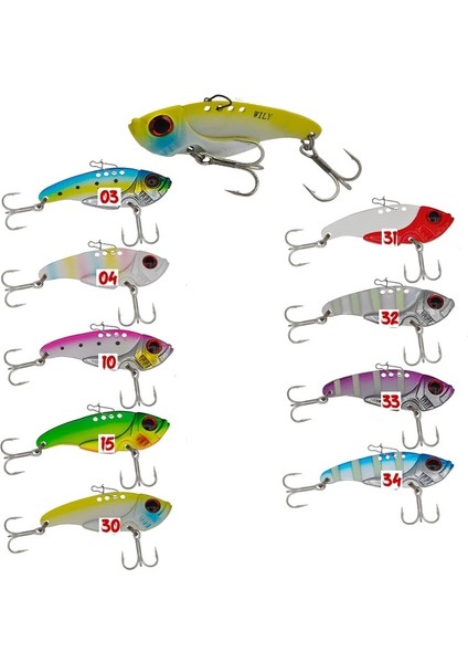 Jig Yemi Wily Spoiled Baby Vibrasyon 5,4cm 14GR Renk:33