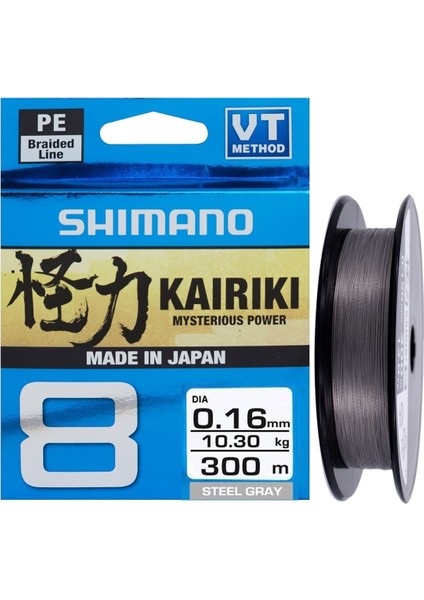 Ip Misine Kairiki Stell Gray (Gri) 0,20MM 300 Metre 8kat