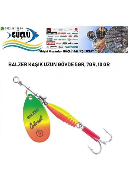 Kaşık Balzer Uzun Gövde 14 Gr.