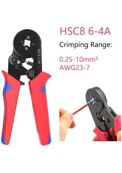 Hsc8 6-4A Terminal Sıkma Pensesi RC-884