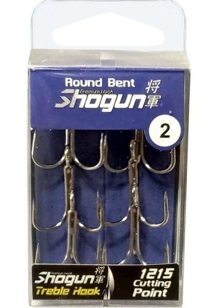 1215 Round Bent High Carbon Nikel 3’lü Iğne No:1/0