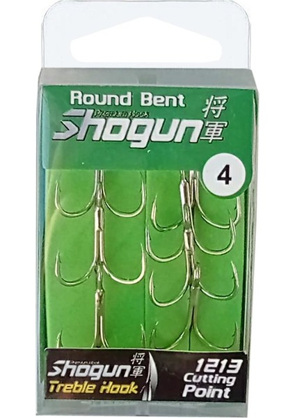 1213 Round Bent High Carbon Nikel 3’lü Iğne No:6