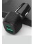 Universal Type-C ve USB Girişli Araç Metal Çakmaklık Şarj Aleti Çift Girişli Araba Yeni Nesil Girişli Çakmak Soketi 2