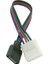 LED Konnektör Ekleme Soket Rgb 4 Pin Dişi ve LED Ekleme K62 10 Adet 3