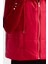Kadın Kapüşonlu Kısa Kapitone Yelek Kırmızı 5