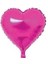 Kalp Fuşya 18 Inç Folyo Balon 1
