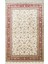 Isfahan Isf 03 Cream Red Klasik Desenli Yumuşak Dokulu Yüksek Kalite 150 Tarak Sık Dokuma Ipek Halı 1