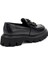 Kadın Oxford/Ayakkabı 85L2 Frau Seta Chunky Mocassin Nero 3