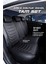 Fresh Start Infiniti Fx-35 Uyumlu Lüx Deri Oto Koltuk Kılıfı Ön Arka Takım Sport Series Siyah Beyaz 2
