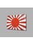Eski Japon Bayrağı Cam Tablo Old Japanese Flag 1