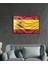 Ispanya Bayrağı Cam Tablo Spain Flag 2