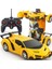 1:18 Dört Kanallı Tek Tuşla Deformasyon Uzaktan Kumandalı Araba Şarjı Uzaktan Kumanda Deformasyon Araba Robot Çocuk Oyuncağı (Yurt Dışından) 1