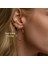 Cerrahi Çelik Düz Çubuk Tragus Piercing Helix Kıkırdak Anti Helix Gold Renk 1