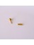 Cerrahi Çelik Düz Çubuk Tragus Piercing Helix Kıkırdak Anti Helix Gold Renk 3