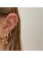 Cerrahi Çelik Top Piercing Tragus Helix Lob Conch Kııkırdak 8 mm Gold Renk 4