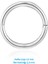 12 mm Silver Cerrahi Çelik Düz Halka Helix Piercing Lob Kıkırdak Rook Daith Conch 2