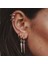 12 mm Silver Cerrahi Çelik Düz Halka Helix Piercing Lob Kıkırdak Rook Daith Conch 5
