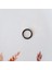 6 mm Siyah Cerrahi Çelik Düz Halka Tragus Piercing Helix Kıkırdak Rook Daith 2