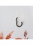 6 mm Siyah Cerrahi Çelik Düz Halka Tragus Piercing Helix Kıkırdak Rook Daith 3