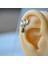 Taş Sallantılı Helix Piercing Kıkırdak Cerrahi Çelik Gümüş Renk 1