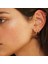 12 mm Gold Cerrahi Çelik Düz Halka Helix Piercing Lob Kıkırdak Rook Daith Conch 4