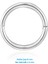8 mm Silver Cerrahi Çelik Düz Halka Tragus Piercing Helix Kıkırdak Rook Daith 2